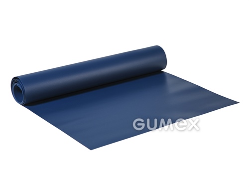 Technická fólia pre galanterné výrobky 842, hrúbka 0,3mm, šírka 1400mm, 49°ShD, desén D62, PVC, +5°C/+40°C, tmavo modrá (9101)